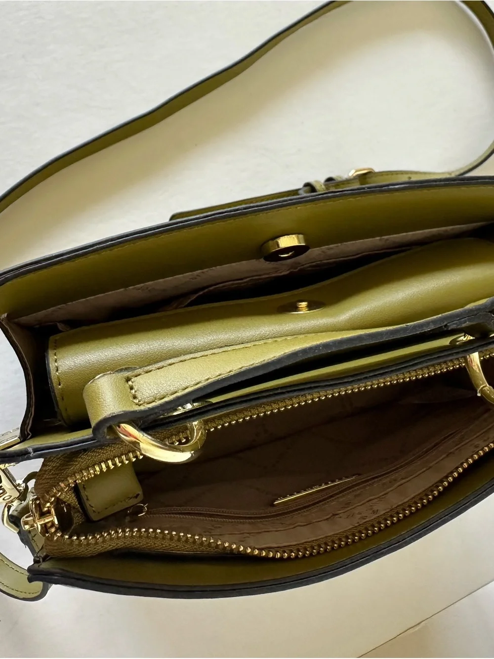 Steve Madden Bevelyn Sage Green Crossbody Bag